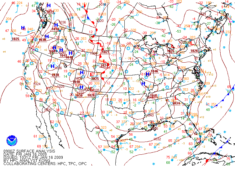 National Surface Analysis