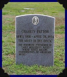 PHOTO: gravesite of Charley Patton