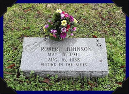 PHOTO: Robert Johnson's supposed grave in Quito, MS