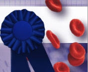 image blood cells and an award