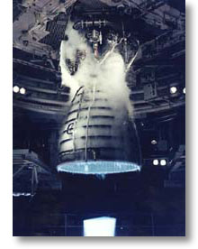 Image of Space Shuttle Main Engine Test