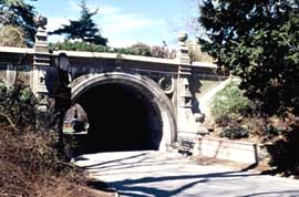 Cleft Ridge Span, New York City's Prospect Park, one of earliest extant cast stone structures.