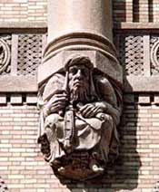 Home page logo: Detail of sculptural cast stone ornament on the Level Club, New York City (1926). Photo: Richard Pieper.