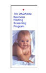Oklahoma Newborn Hearing Screening Program