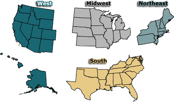 Geographic Divisions of the US