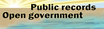 Open Government, Public Records