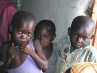 AIDS orphans in a Sub-Saharan country