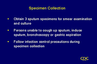 Slide 48: Specimen Collection. Click for larger version.