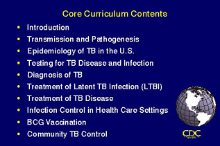 Slide 2: Core Curriculum Contents. Click for larger version.