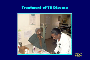 Slide 66 (Chapter title slide): Treatment of TB Disease. Click for larger version.