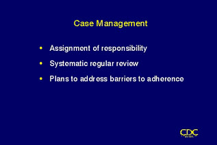Slide 69: Case Management. Click for larger version.
