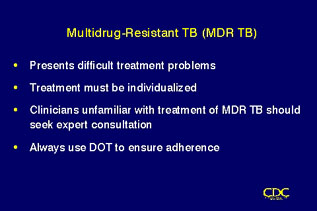 Slide 78: Multidrug-Resistant TB (MDR TB). Click for larger version.