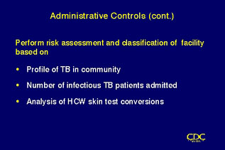 Slide 86: Administrative Controls (cont.). Click for larger version.