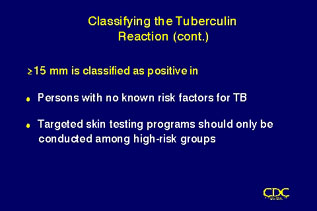 Slide 35: Classifying the Tuberculin Reaction (cont.). Click for larger version.