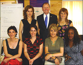Photo of Georgian and U.S. BTEP collaborators, 2007