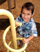 Image of a boy in a playground