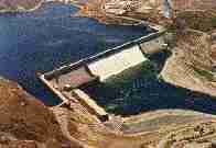 Aerial Photo of Grand Coulee Dam - Link to Grand Coulee Powerplant Data Page