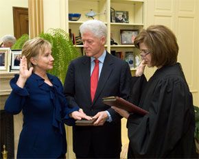 Date: 01/21/2009 Location: Washington, DC Description: Secretary Clinton was sworn-in as U.S. Secretary of State. State Dept Photo