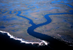 photo - arial view of river