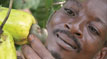 Photo of a man in a crop field in Guyana.