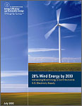 Cover of the report '20% Wind Energy by 2030'