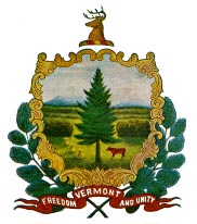 Vermonts official coat of arms.