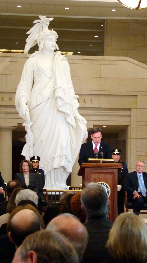 Opening Ceremony for the U.S. Capitol Visitor Center, December 2, 2008.
