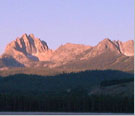 Partial photo of the a mountains in Idaho