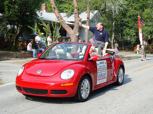 Sheriff Metts in the Lexington Peach Festival Parade