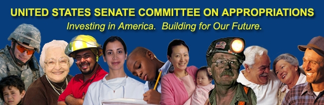United States Senate Committee On AppropriationsInversting in America.  Building for Our Future.