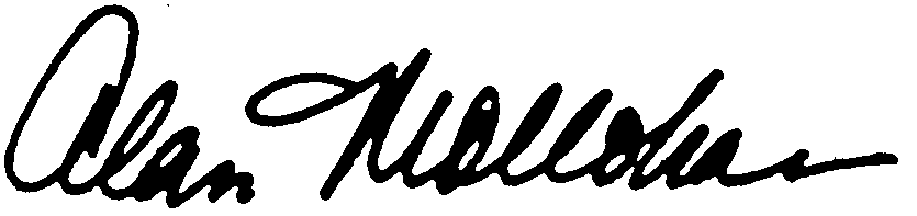 Congressman Mollohan's signature