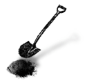 shovel and hole