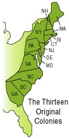 The Thirteen Colonies