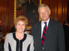 Dana Krejcarek with Rep. Tom Petri.