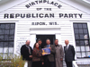 Petri Presents Pro-Ripon GOP Calendar at Ripon Schoolhouse.