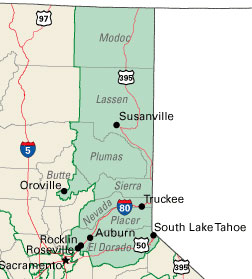 map of California's 4th Congressional District