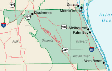 map of Florida's 15th Congressional District