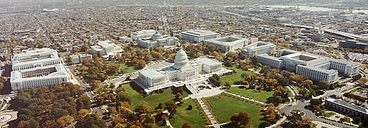 Aerial View of the U.S. Capitol Complex from the Northwest