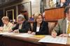 Congresswoman Ros-Lehtinen serving as a tally-clerk for the election of the Speaker of the House for the 111th Congress. 