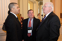 Congressman Clay with officials from National Clubhouse Employment Expansion Project