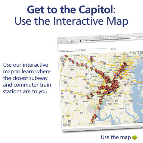 Use our interactive map to learn where the closest subway and commuter train stations are to you.