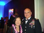 Congresswoman Hirono stands with Raymond Jardine Jr, the President and CEO of Native Hawaiian Veterans, LLC.