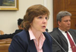 Ms. Evelyn Klemstine testifies before the Subcommittee