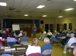 Senator Carper holds a town hall meeting in Millsboro