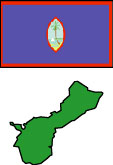 Guam: Map and Flag