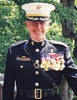 Retired Marine Colonel John W. Ripley