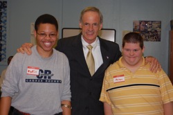 Senator Carper visits Wesley