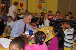 Senator Carper visits Rehoboth Beach Elementary School