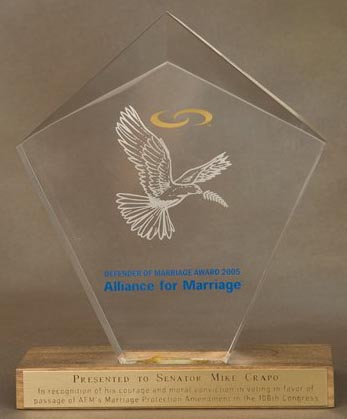 Defender of Marriage Award