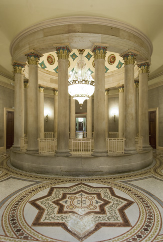 The Second-Floor Level of the Small Senate Rotunda